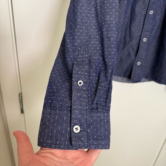 Descendent Of Thieves Shirt Mens Sz XL Navy Blue Long Sleeve Limited Edition - Picture 4 of 10